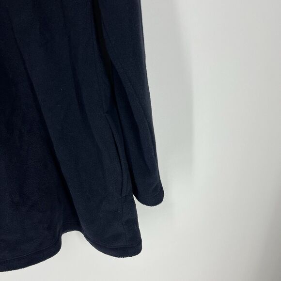 Dudley Stephens Shirt Size Large Navy Cobble Hill Turtleneck Fleece Tunic Top - Picture 7 of 9